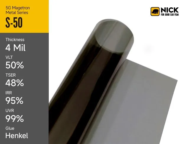 Kaca Film Metalized Dan Kaca Film Metalik Untuk Mobil Meningkatkan Kenyamanan