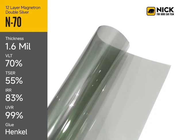 Kaca Film Cermin Perak Untuk Mobil Meningkatkan Privasi Dan Perlindungan UV