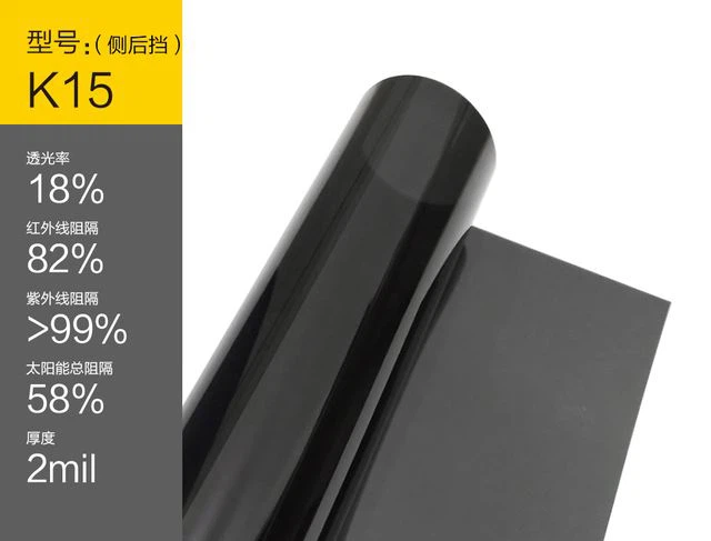 NICK 15 Persen Warna Film Keramik Karbon Bening